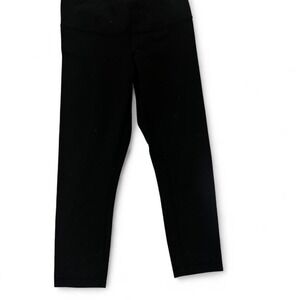 Black Lululemon Cropped High Rise Leggings Size 2